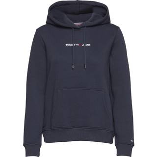 Tommy Hilfiger Center logo hættetrøje - Navy - Str. S - Modish.dk