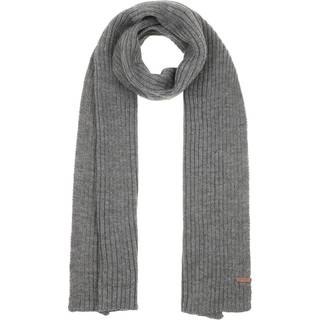 Barts Wilbert Scarf Halstørklæde størrelse One Size farve grå/sort