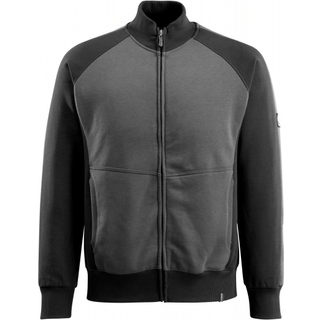 MASCOT® Sweatshirt med lynlås Hvid/Mørk Antracit 50565-963-0618 XS
