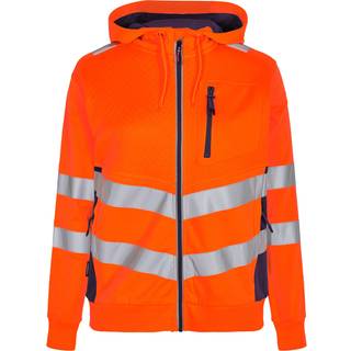 ENGEL Safety dame sweat cardigan Gul/Blue Ink 8027-241 XL