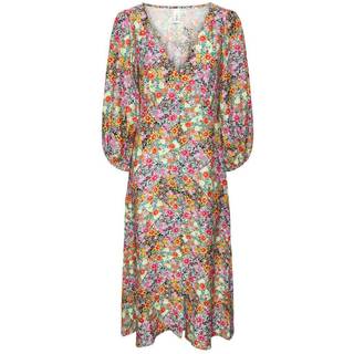 YAS dame kjole YASFLOWERFIELD - Black Flowerfield - S
