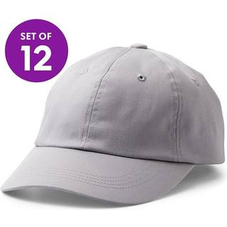 Cricut Ball Cap Hat Blanks - Gray (12ct) - Til sublimering & HTV vinylprojekter - kompatibel med Cricut Hat Press