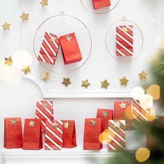 1 sæt Adventskalender i poser
