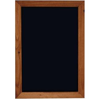 Sort kridttavle med 38 mm træramme, 80 x 120 cm