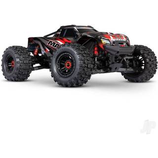 Traxxas - TRX89086-4 - Maxx V2 4x4  Brushless 4S TSM med WideMAXX - Rød
