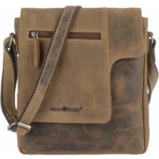 Umhängetasche Leder 23x26cm Vintage 1650 | Greenburry,de
