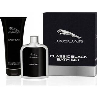 Jaguar Classic Black for Men - 2 Pc Gift Set 3,4 oz EDT Spray 6,7 oz Bad og brusegel