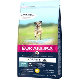 Eukanuba Adult Small/Medium GrainFree, Chicken - 3 kg