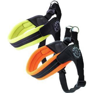 Tre Ponti Justerbar Sele Med Spænde - Mesh / Neonorange / 2. Fra 4 - 5 kg
