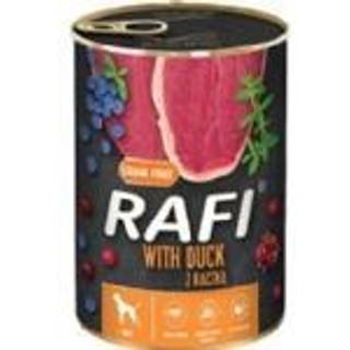 Rafi Vådfoder med And/blåbær/tranebær 400g.