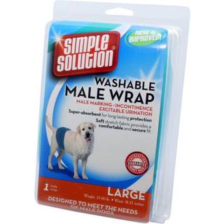 Simple Solution Vaskbar mavebånd til hanhunde - L