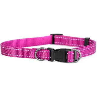 Dogman Nylon Hundehalsbånd Iris Lyserød Small 10mmx22-35cm