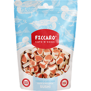 Ficcaro Duck & Pollock Sushi, 100g -