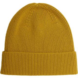Bonpoint Benny ribbed-knit cashmere beanie - yellow - IV