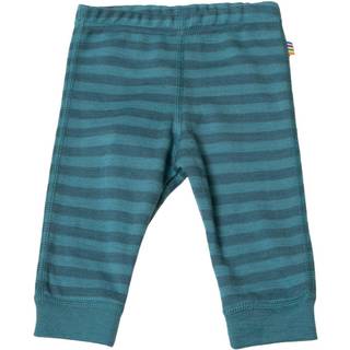 Leggings til baby i rødstribet uld