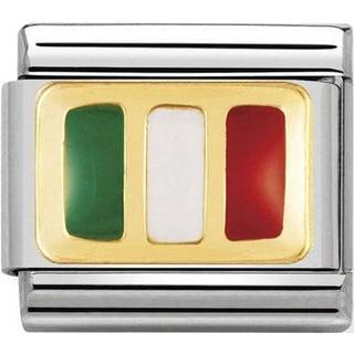 Nomination Italian Flag Charm - Stainless Steel - Multi-colour