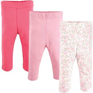 Luvable Friends Baby-Girl Cotton Leggings Pink Rose 18-24 måneder