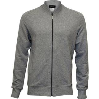 HANRO Herren Sweatjacke grau Baumwolle & Mix unifarben