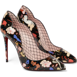 Christian Louboutin Hot Chick 100 patent leather pumps - white - EU 37.5