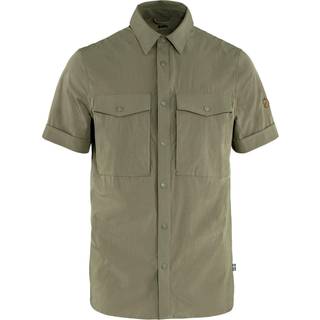 Fjällräven Abisko Trekking Shirt S/S Skjorte Herrer størrelse XXL farve olivengrøn