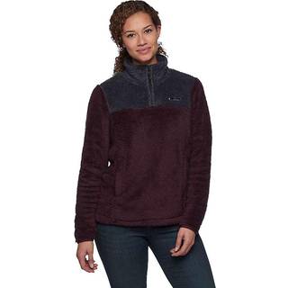 Black Diamond Women's Roadie 1/4 Zip Fleece Bordeaux/Carbon, Bordeaux-Carbon, M