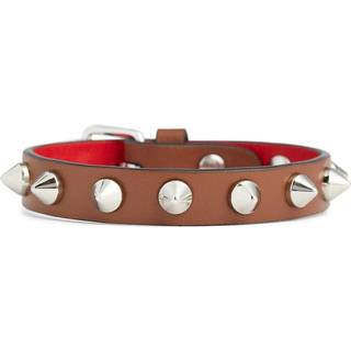 Christian Louboutin Loubilink leather bracelet - brown - One Size