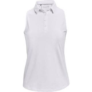 Tanktop Under Armour UA Zinger Sleeveless Polo-WHT 1363950-101 Størrelse M
