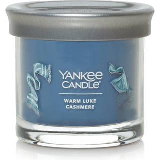 Yankee stearinlys varm luxe cashmere duftende signatur 4,3 oz lille tumbler enkelt wick stearinlys over 20 timers forbr?ndingstid