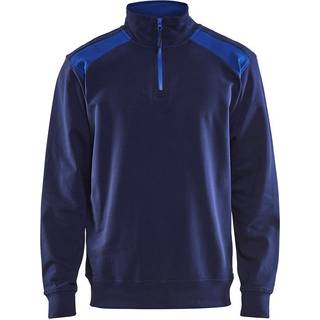 Blåkläder 3587 Sweatshirt Half zip / Sweatshirt Half zip - 5XL - Mørk Marineblå