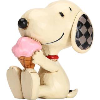 Enesco Peanuts af Jim Shore Snoopy med is miniature figur 2,75 tommer flerfarvet