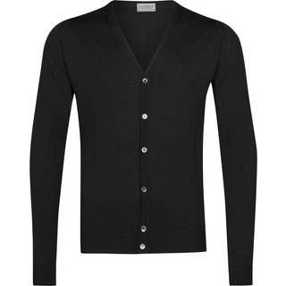 John Smedley Petworth Extra Fine Merino Cardigan Black