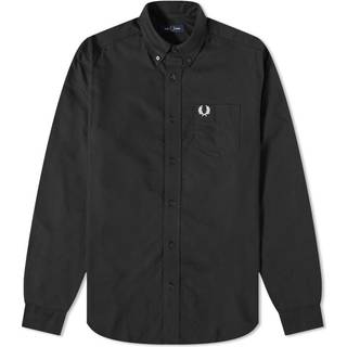 Fred Perry Oxford Long Sleeved Shirt Navy