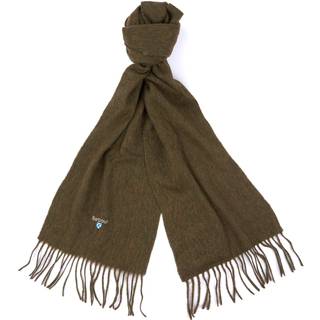 Barbour Unisex Plain Lambswool Scarf Seaweed, OneSize
