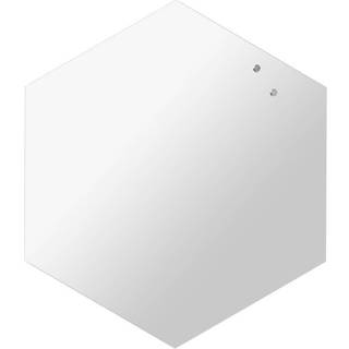 Naga Hexagonal glastavle 42x48,5cm spejl