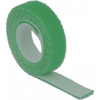 Delock Burrebånd - 13 mm - Grøn - 5 m