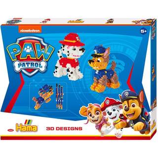 Hama Midi, gaveæske, 3D Paw Patrol-figurer [Levering: 1-2 dage]