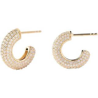 PDPAOLA King Øreringe 18 kt. Forgyldt Sølv AR01-576-U - Dame - 925 Sterling Silver
