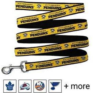 K?ledyr f?rst NHL Pittsburgh Penguins snor til hunde & katte g?r s?de og stilfulde! Den ultimative hockey -fan snor! Stor (6 ft lang x 1 i bredd