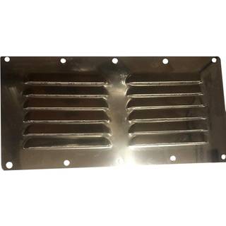 Havhund rustfrit st?l luvered udluftning 9 1/8 """" x 4 5/8 """"