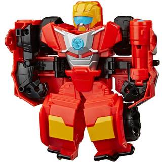 Transformers PlaySkool Heroes Rescue Bots Academy Hot Shot Converting Toy Robot 6-tums Collectible Action Figure Toy for Kids Ages 3 och uppåt