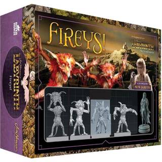 Jim Henson's Labyrinth: Brætspillet - Fireys! Udvidelse med 4 Fireys og 1 Jareth, valgfri regler inkluderet