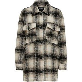 ONLY Onlsedona Light Coat Dark grey/Melange S