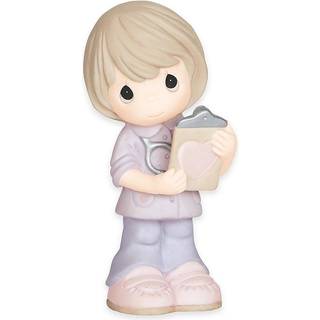 Precious Moments Heart of Gold Bisque Porcelain Figur 143030 Gray