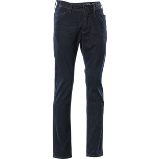 MASCOT FRONTLINE Manhatten Jeans, vasket mørkeblå denim - W33L34