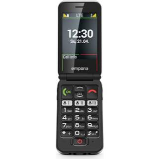 Emporia JOY 4G foldbar mobiltelefon, sort