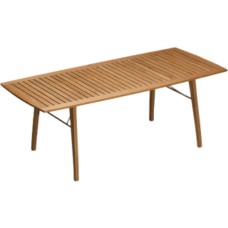 Skagerak ballare bord teak inkl 2 stk tillægsplader 196/296x90x73cm