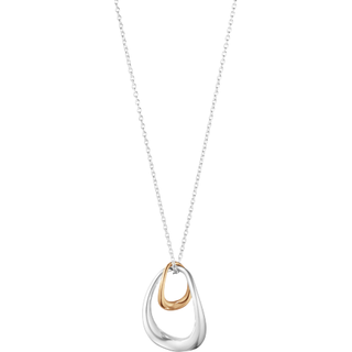 OFFSPRING halskæde med vedhæng, Georg Jensen, Sterlingsølv / 18 kt. rosa guld