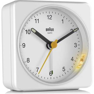 Braun Classic BC03W vækkeur - Stor model - Hvid