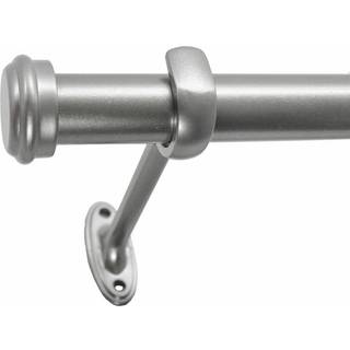 Decopolitan 27941-36ni End Cap Curtain Rod 36 til 72-tommer nikkel