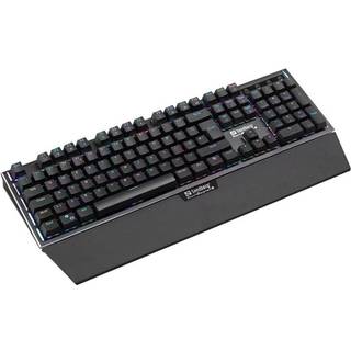 Sandberg FireStorm Mech Keyboard BE - Tastatur - Belgisk - Sort